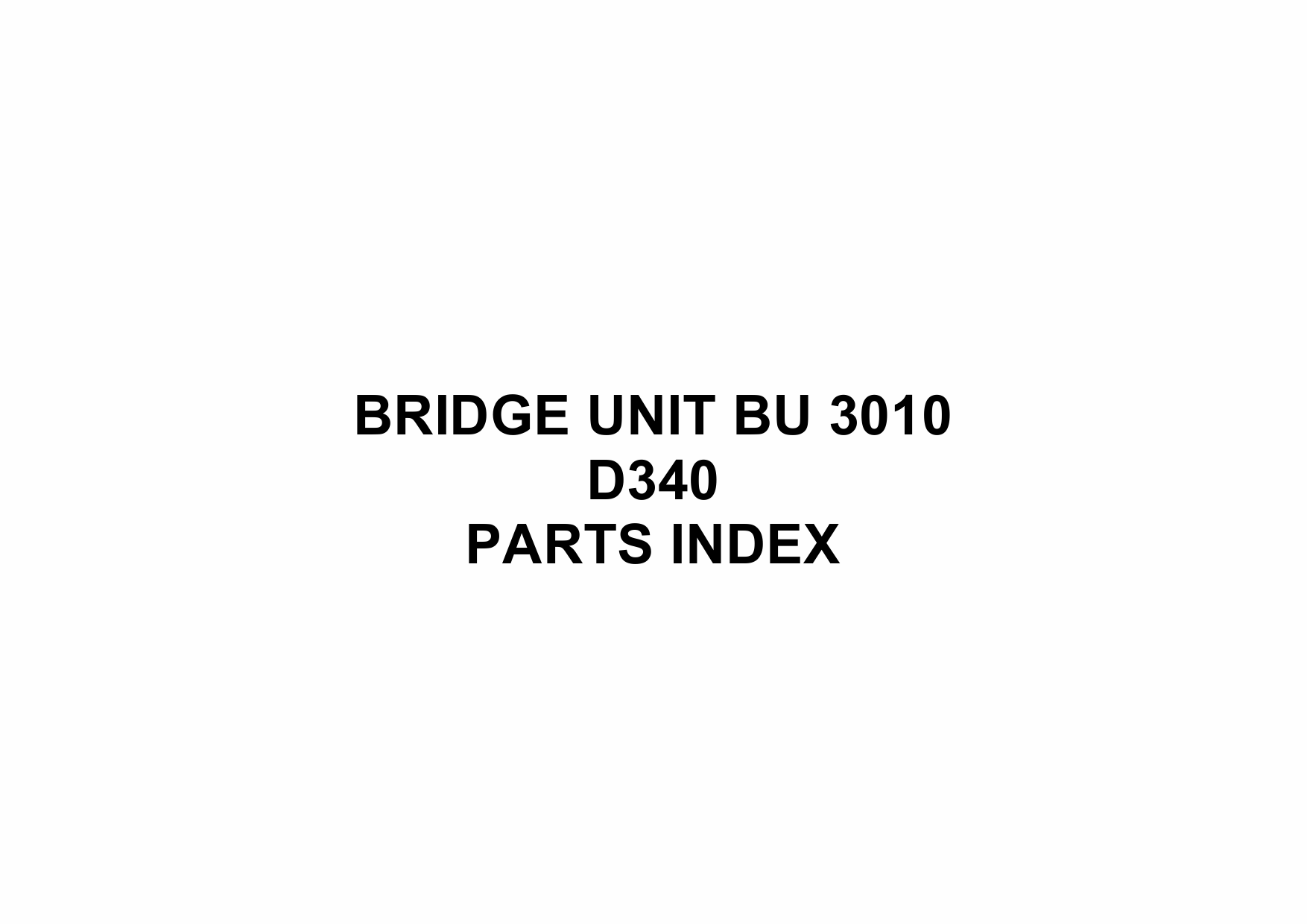 RICOH Options D340 BRIDGE-UNIT-BU-3010 Parts Catalog PDF download-5